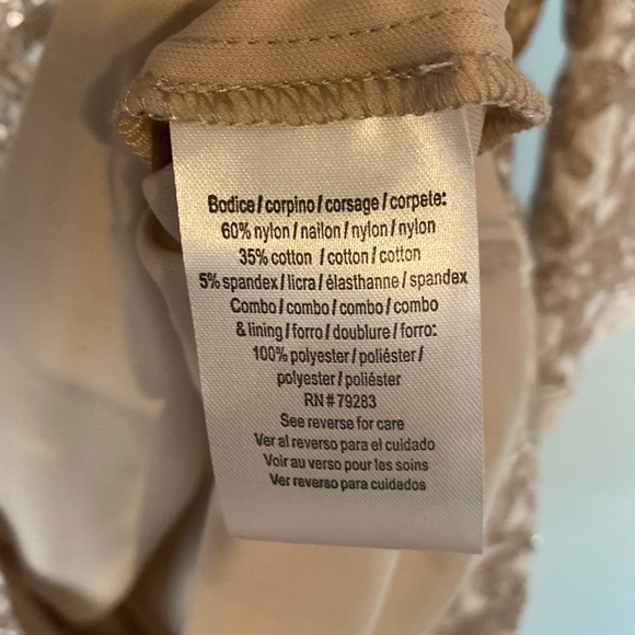 Alex Evenings Short Cocktail Sequins Dress-Ivory/Taupe-Women’s Size 14-NWT! - Picture 13 of 15